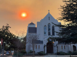 church-sun-fire-los-angeles-smog