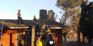 Во Фресно грабитель погиб, застряв в дымоходе