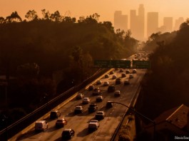 Traffic in Los Angeles, Ca