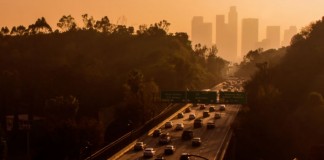 Traffic in Los Angeles, Ca