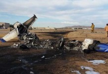 В Эппл Вэлли разбился чешский тренировочный самолет
