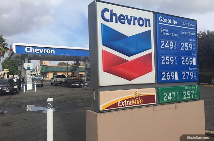 Цена на бензин в Сакраменто