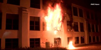 Подросток поджог здание школы в Лос-Анджелесе