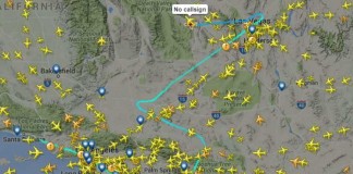 Российский военный самолет исчез в районе Сакраменто Самолет в Сакраменто