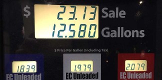 Цены на бензин в Калифорнии