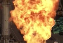 На нефтеперерабатывающем заводе в Торрэнсе горит нефть