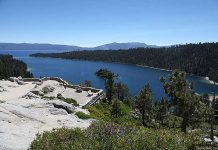 Озеро Taxo – третье старейшее пресноводное озеро в мире Lake Tahoe