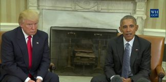 Избранный президент Дональд Трамп впервые посетил Белый дом