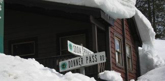 в калифорнии выпал снег