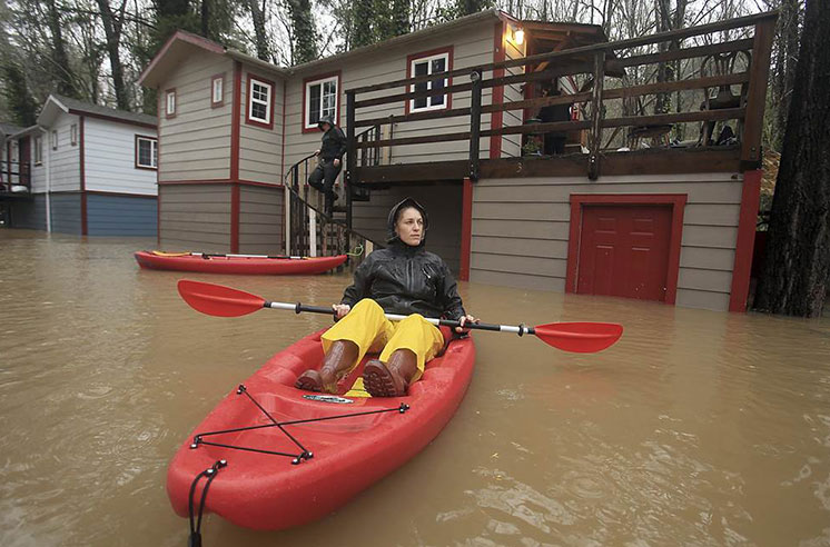 наводнение в Сакраменто