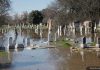 Flood in Calfiornia, Cemetery