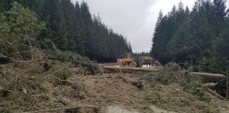 оползень в Калифорнии