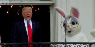 Президентская семья приняла участие в пасхальных торжествах