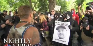 В Портленде прошли митинги сторонников и противников Трампа протесты против Трампа