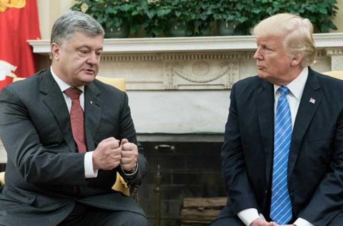 Дональд Трамп встретился с Петром Порошенко