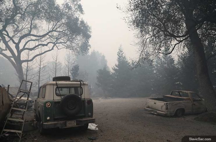 Camp fire, California