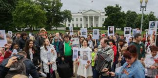 Бессмертный полк в Вашингтоне