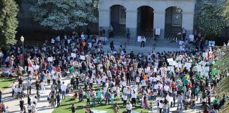 Верующие намерены протестовать против законопроекта, отменяющего уголовную ответственность за аборт Anti-vaccination protest in Sacramento, Ca