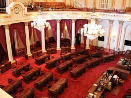 California Senate floor