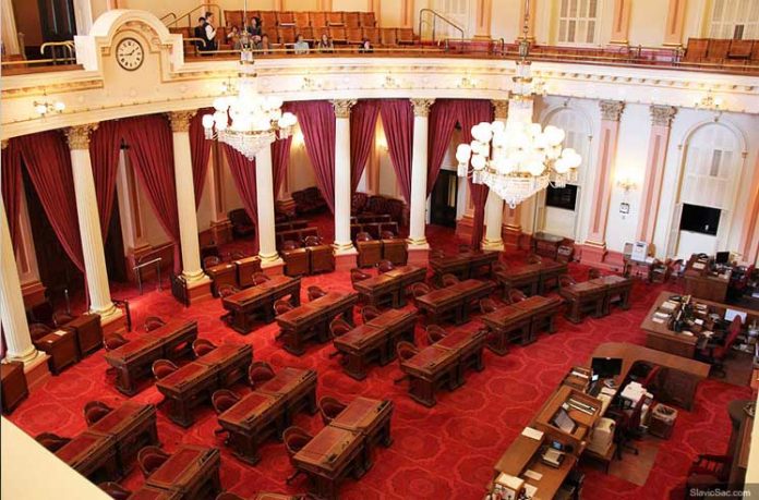 California Senate floor