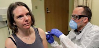Вакцину от коронавируса начали испытывать на людях Дженнифер Халлер