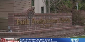 Церковь в Сакраменто сообщила о 5 случаях заражения вирусом