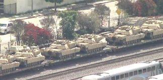 Колонны танков встревожили жителей Южной Калифорнии