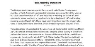 Пастор взял ответственность на себя из-за заболевания прихожан COVID-19