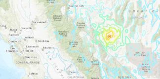 Землетрясение в 6.7 баллов произошло в Неваде; толчки чувствовались в Калифорнии и Юте