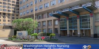 В доме престарелых в Нью-Йорке – 98 смертей от коронавируса
