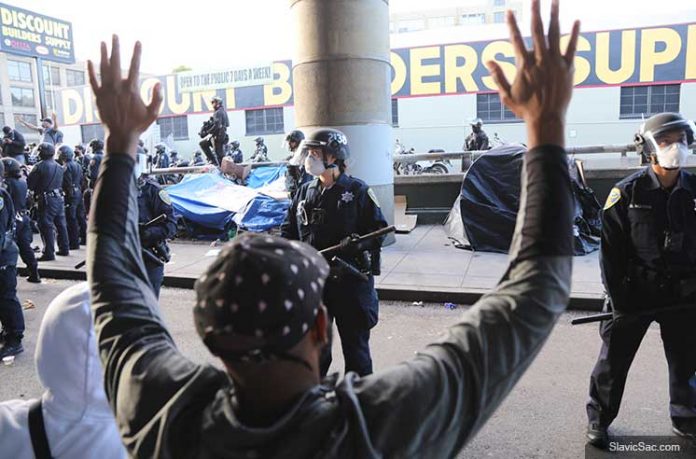 BLM protest in San Francisco, Ca