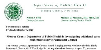 Власти штата Нью-Йорк расследуют вспышку коронавируса в Славянской пятидесятнической церкви