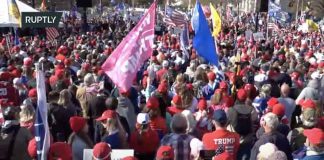 Митинги сторонников Трампа проходят в субботу в Вашингтоне