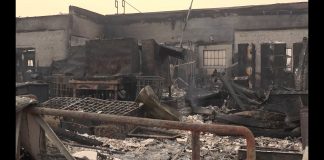 Пожар уничтожил исторический город на севере Калифорнии