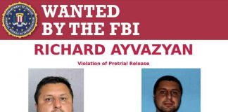 ФБР заплатит $20 000 за информацию о нахождении армянских иммигрантов