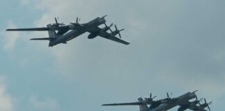 Российские бомбардировщики снова замечены у побережья Калифорнии и Аляски Russian-Tu-95-Bear-H-bombers