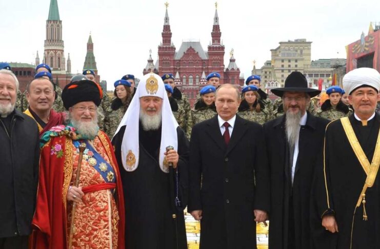 Владимир Путин с религиозными лидерами России