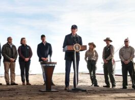 Joe Biden in California with Newsom