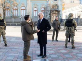 Zelensky, Biden in Kyiv