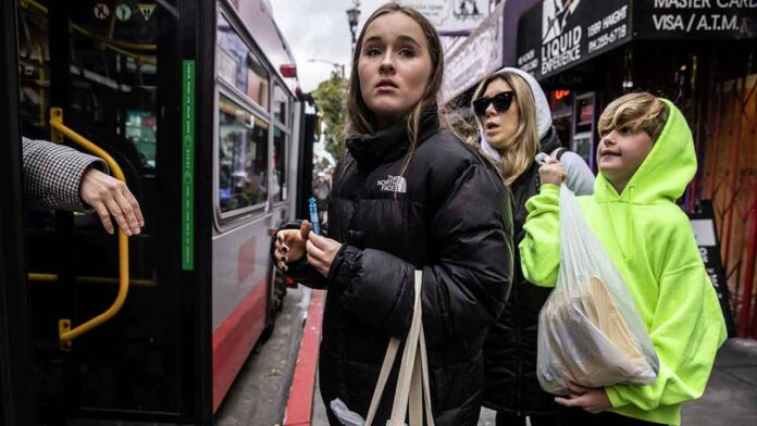 Ukrainian refugee in San Francisco