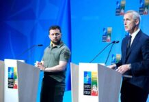 Трамп: санкции против России — только после отказа НАТО от её нефти NATO Secretary General Jens Stoltenberg welcomed President Volodymyr Zelenskyy of Ukraine