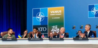 Трамп: “Украина может забыть о НАТО” NATO heads of state and government are meeting Ukrainian President Volodymyr Zelensky