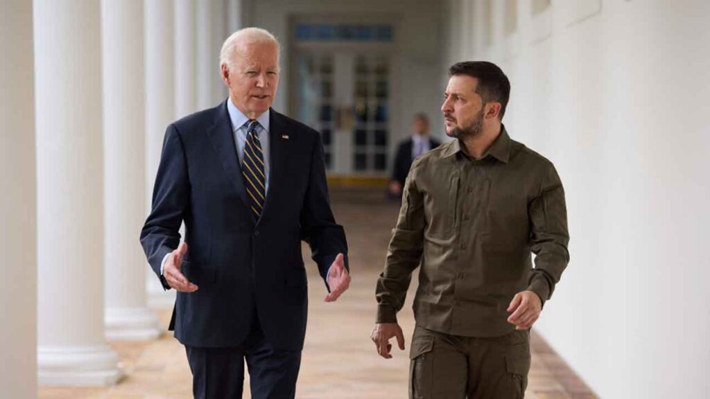 Biden and Zelensky