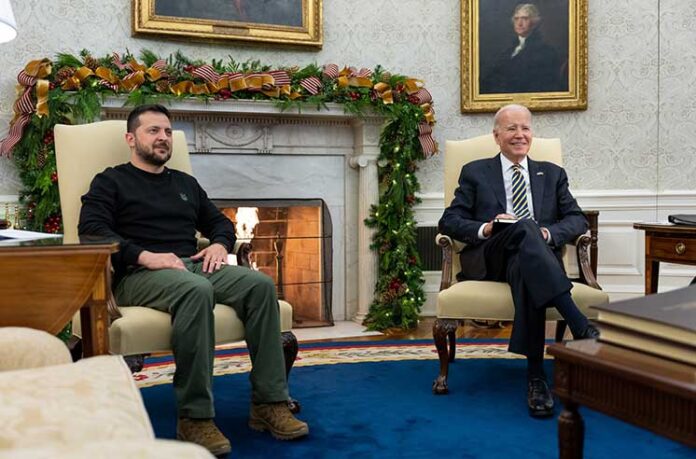 Biden and Zelensky at the White House