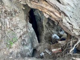 В Центральной Калифорнии нашли людей, живущих в "пещерах"