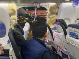 Alaska Airlines plane loses window mid-air