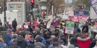 Тысячи человек приняли участие в 20-м ежегодном Марше за жизнь в Сан-Франциско Walk For Life, San Francisco