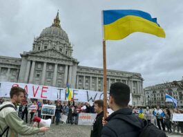 San Francisco Ukraine protest