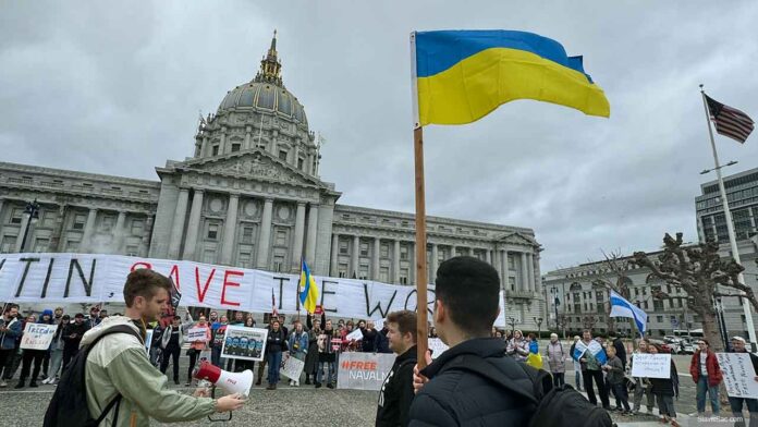 San Francisco Ukraine protest