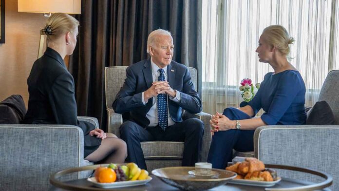 Joe Biden meets Navalny family